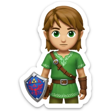 Link alttp sprites 16x16 sticker
