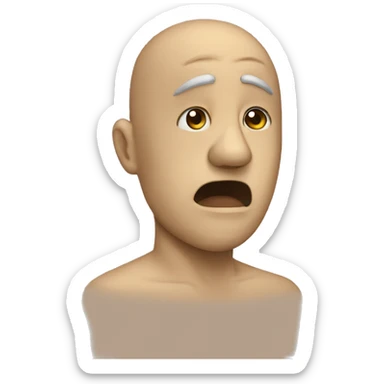 persona llorando en sus lagrimas sticker