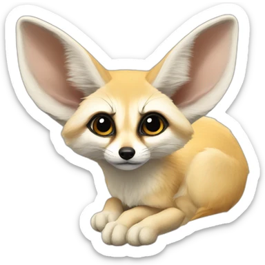 Fennec algérien sticker