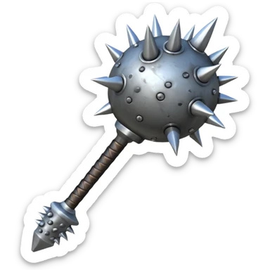 metal mace sticker
