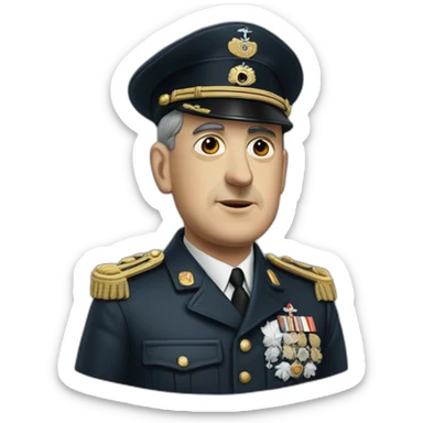 Charles de Gaulle sticker