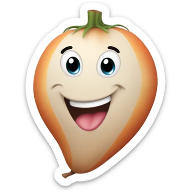 Yam happy sticker