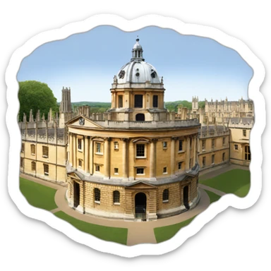 Oxford University sticker