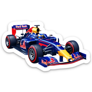 Red bull f1 arabası sticker