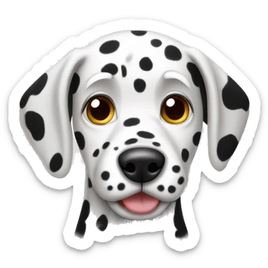 A dalmatian  sticker