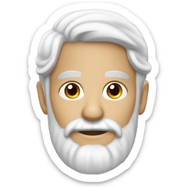 "pilgrim of Santiago, white hair and beard" sticker