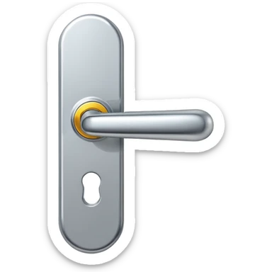 door handle modern  sticker