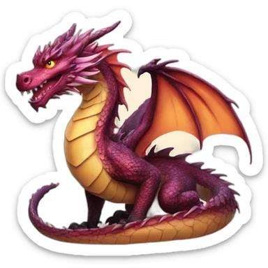 natsu dragon from fairy tale sticker