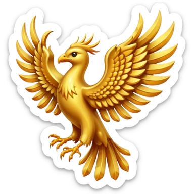 phoenix symbol/embelem/brosch sticker