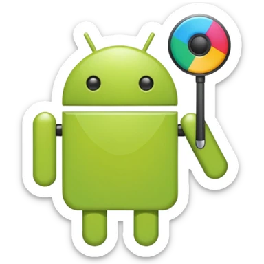 Crea un icono de peliculas estilo android sticker