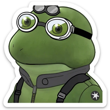 bufo the pilot sticker