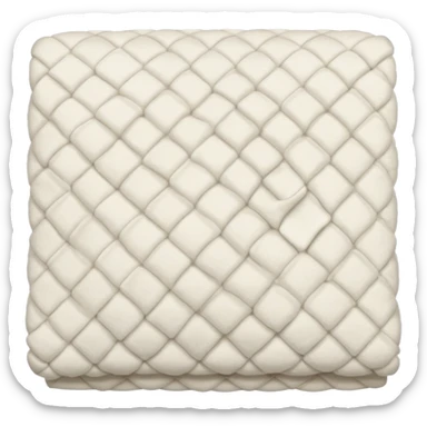 white afghan blanket sticker