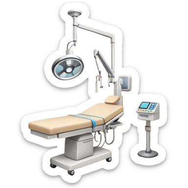 cute aesthetic surgery room beige sticker