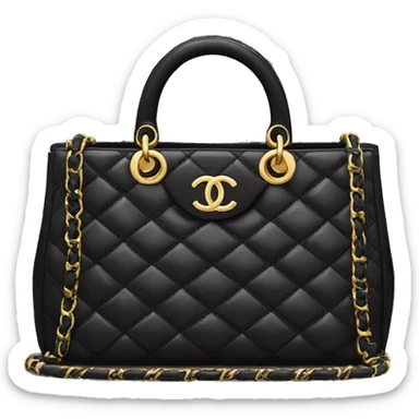 Black Chanel bag  sticker