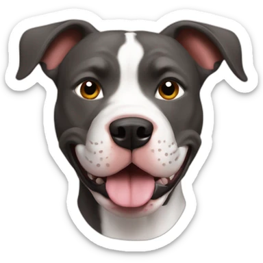 perro pitbull barsino sticker