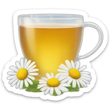 Chamomile tea sticker