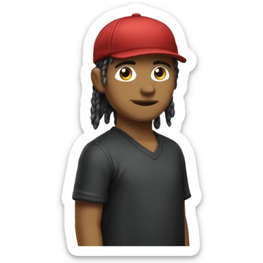 billard, tibetin, 20 ans, yeux bridés, cheveux longs frisés, casquette noir sticker