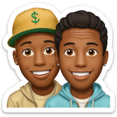 Tyler the creator with asap Rocky  sticker