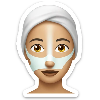 moisturizing face mask

 sticker