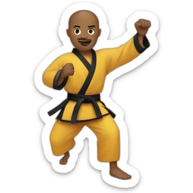 martial arts sticker