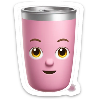 Pink Stanley tumbler  sticker