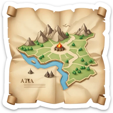 slightly crumpled map with attack strategy drawn on it, high detail, no text sticker