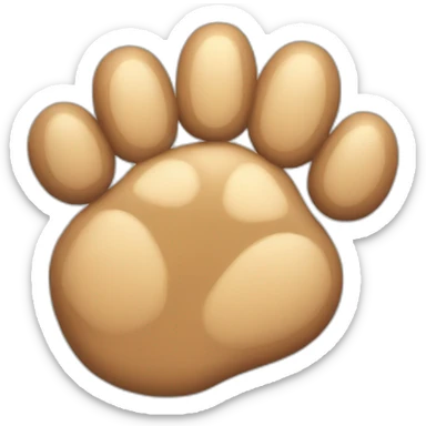 a flexing cat paw sticker