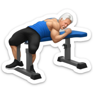 bill clinton bench press sticker