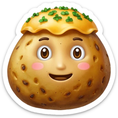 batata recheada sticker