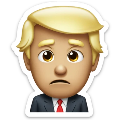 donald trump crying  sticker