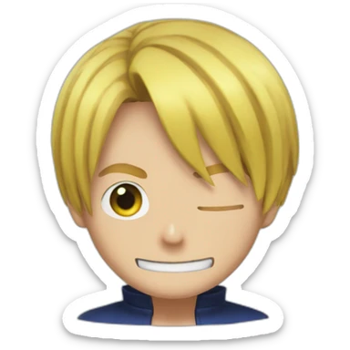 sanji one piece cuisinier sticker