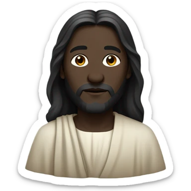 Black Jesus Christ  sticker