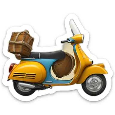 Vespa Piraten Logo sticker