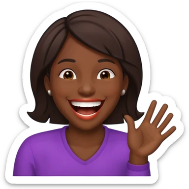 Lufy louthing and a  text pop up saying LOL  sticker