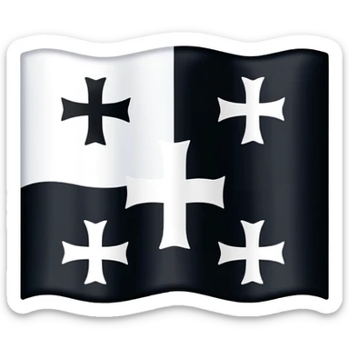 Cornwall flag sticker