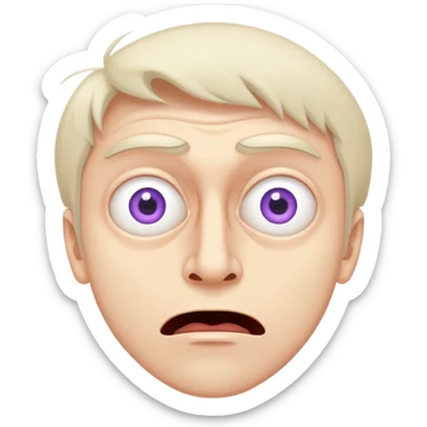 A man freaking out hallucinating on salvia sticker