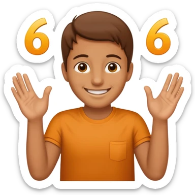 Mixe des emojis 🫴🏽🫳🏽😊6️⃣7️⃣ sticker