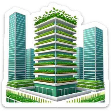 Vertical farms grow fresh produce in urban high-rises
 sticker