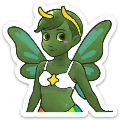 gay fairy sticker