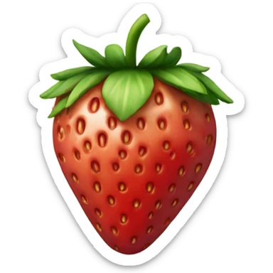 Strawberry sticker