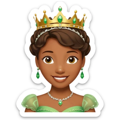tạo cho tôi emoji công chúa tianna sticker