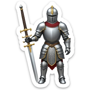 Headless Knight with Sword sticker