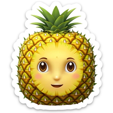 Pineapple sheera sticker