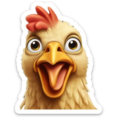 Chicken sticker