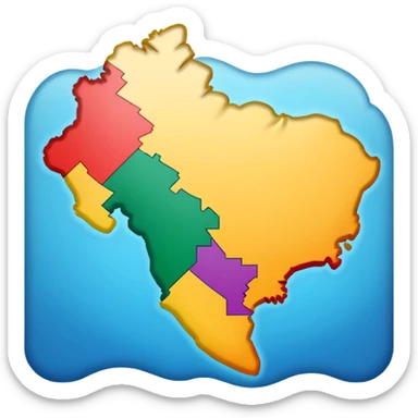 I want that you generate an correct Peru map emoji sticker