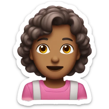 Pink Netflix logo sticker