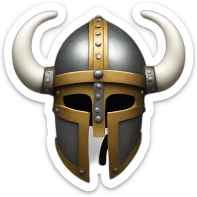Viking-helmet-history-vendel sticker