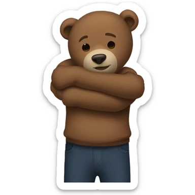 Bears hug sticker