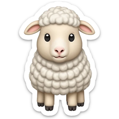 sheep standing sticker