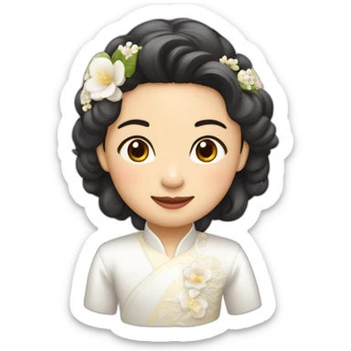 demande en mariage asiatique et blanche sticker